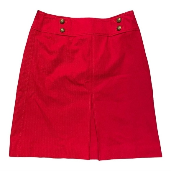 Talbots Pencil Skirt Red Size 2 - Picture 1 of 8